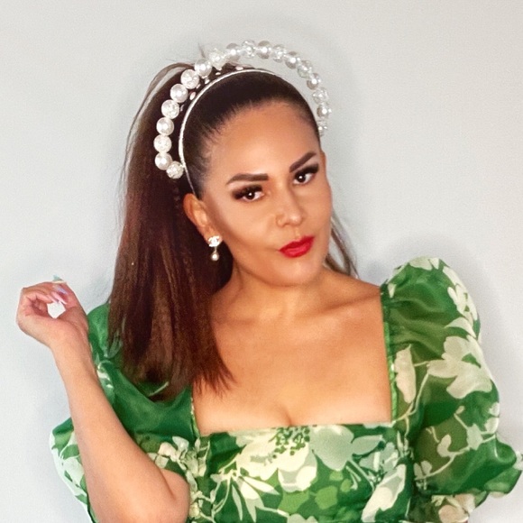 White Pearl headband - Picture 3 of 4